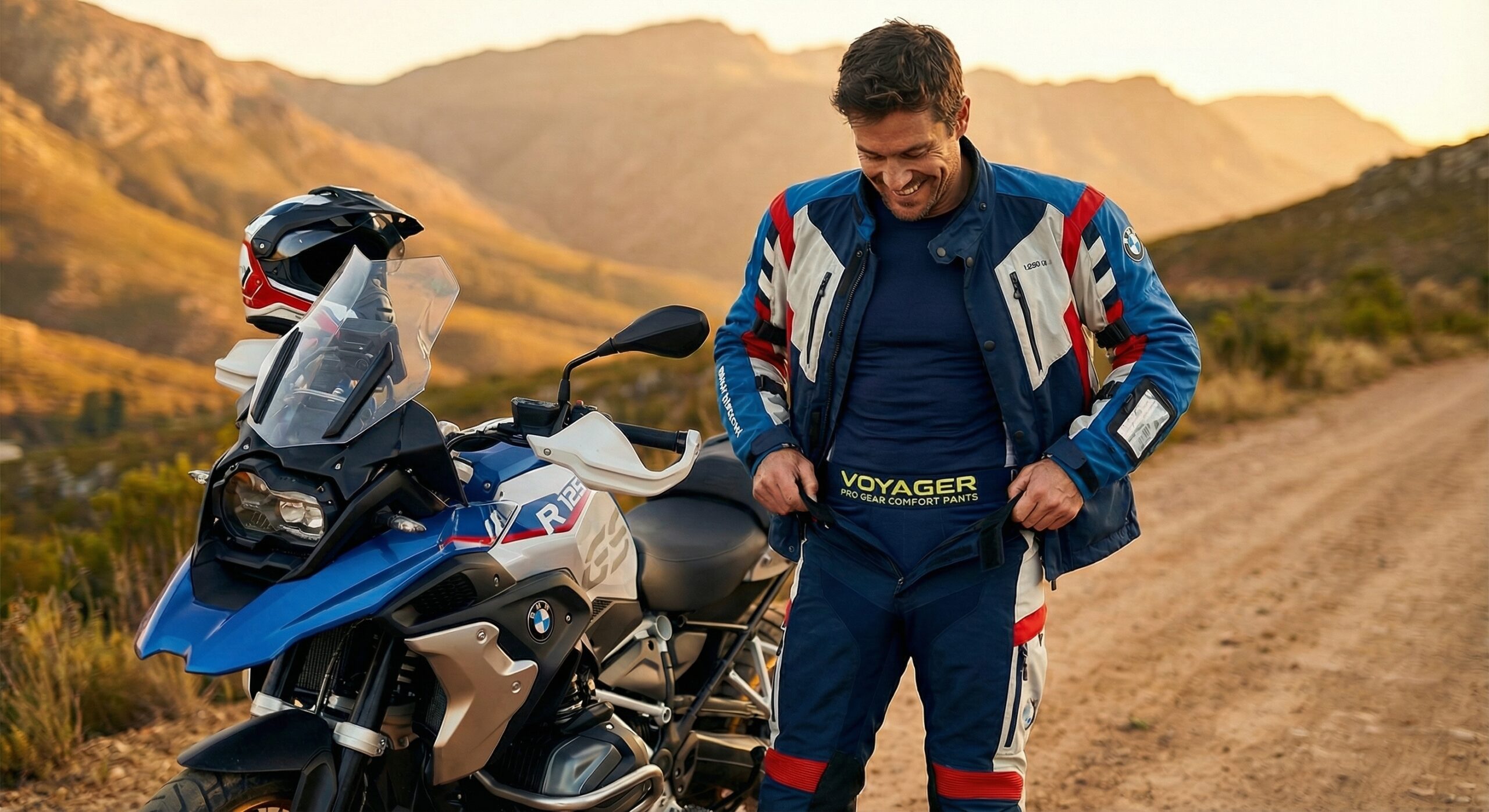 Rider in landscape